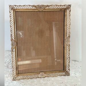Vintage Brass Painted Picture Frame